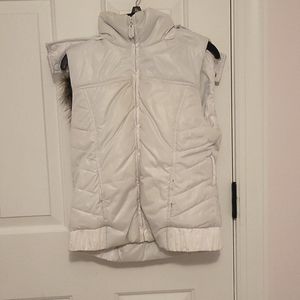 White Puffer Jacket Size M